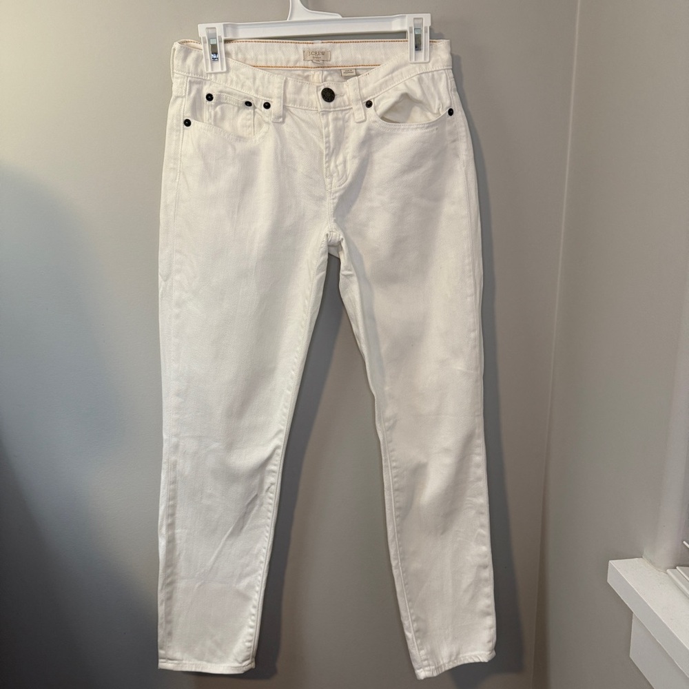 J Crew Women's White Jeans (Stretch)
